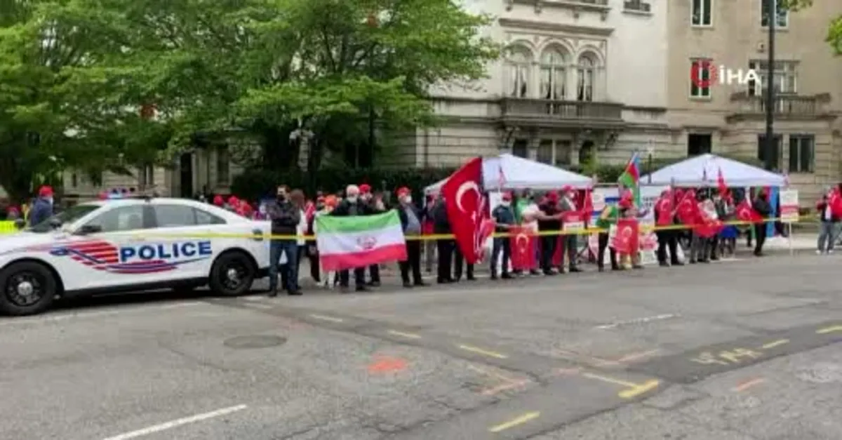 ABD’deki Türk vatandaşlar sözde soykırım iddialarını protesto etti