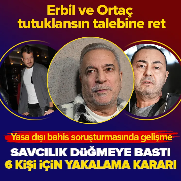 Ortaç ve Erbil’in tutuklama talebine ret