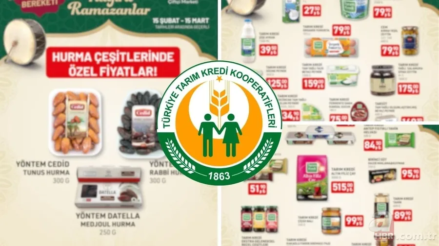 Tarım Kredi'de Ramazan Bereketi başladı! Uygun fiyatlar mutfağınızı dolduracak: Un 84.50 TL, mercimek 39.90 TL... 1