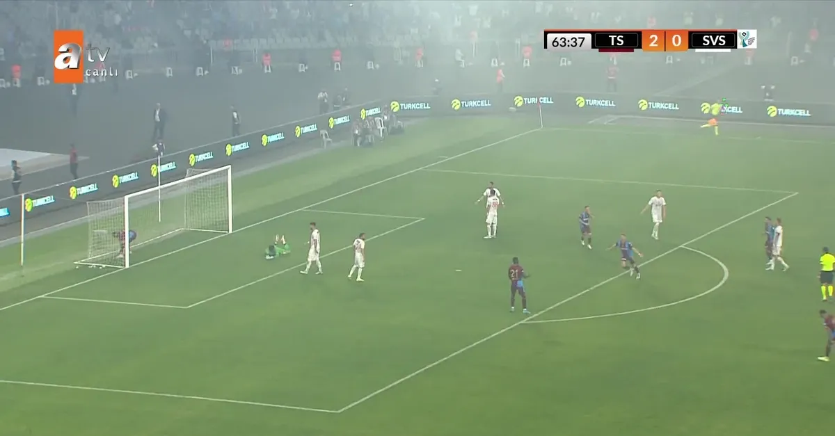 GOL | Trabzonspor 3-0 Sivasspor | Larsen ilk golünü attı