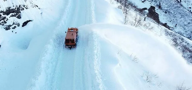 Artvin’de kar kalınlığı 1,5 metreye ulaştı