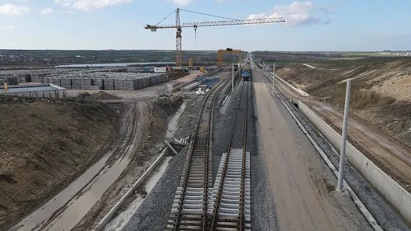 Çerkezköy-Kapıkule hızlı tren hattının yüzde 50'si tamamlandı - 3