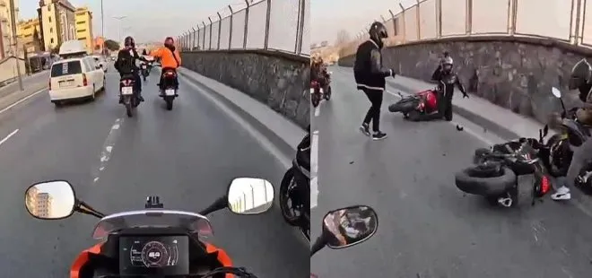 Trafikte şakalaşma kaza ile bitti! 1 yaralı