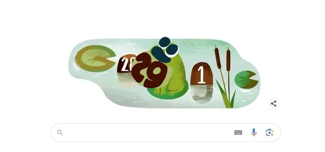 Şubat ayı neden 4 yılda bir 29 çeker? 29 Şubat’ta Google ’Doodle’ oldu! Artık gün anlamı...