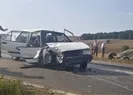 Hatalı sollama kaza getirdi! O an kamerada