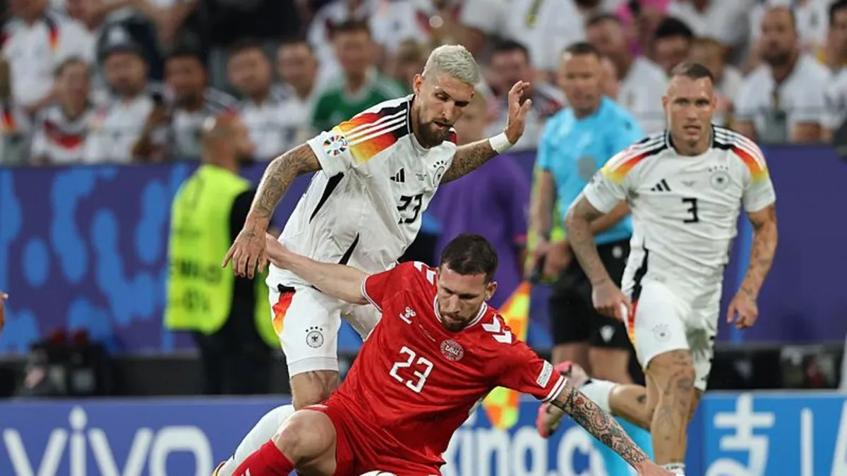 Almanya çeyrek finalde! Euro 2024'de Almanya Danimarka'yı mağlup etti