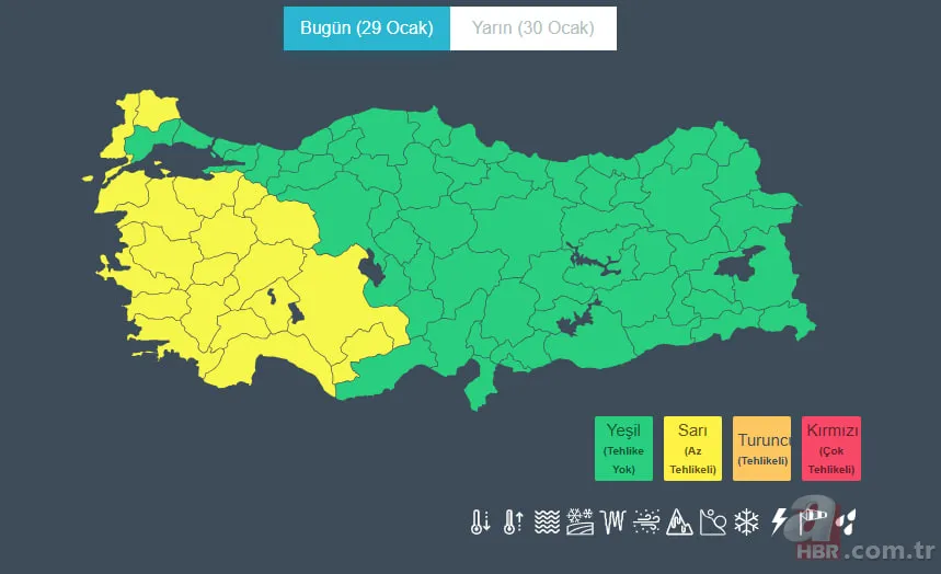 Sağanak ve fırtına 80 km hızla radara yansıdı! 20 ilde sarı kod: İstanbul, Ankara, İzmir 17