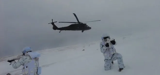 Son dakika: Görüntüleri Milli Savunma Bakanlığı paylaştı: İşte isimsiz kahramanların kış tatbikatı