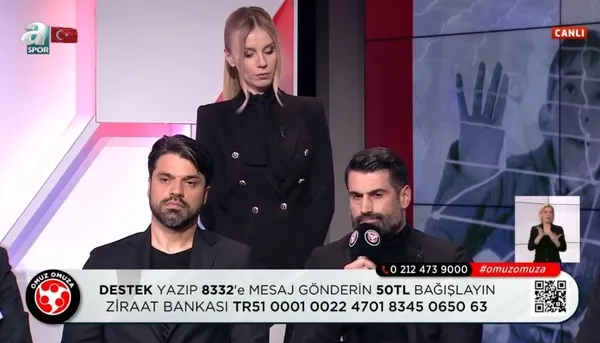 Spor camiası Omuz Omuza ekranlarda buluştu! Depremin yaralarını sarmak için dev bağış gecesinde 845,7 milyon TL toplandı
