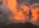 Rize’de köy evlerinde yangın
