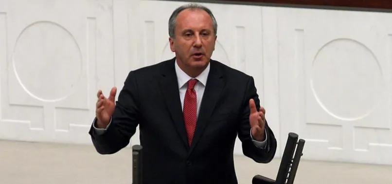 CHP’de Muharrem İnce adaylığını ilan etti