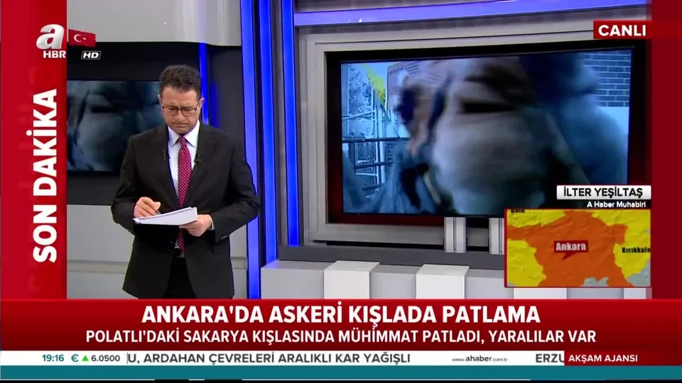 Kışlada mühimmat patladığı, yaralılar var