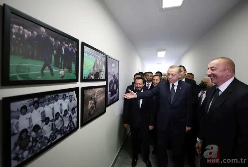 Başkan Erdoğan'ın Azerbaycan ziyaretinde renkli anlar! Aliyev'den halter şov | Milli halterci Halil Mutlu şaşırdı 6
