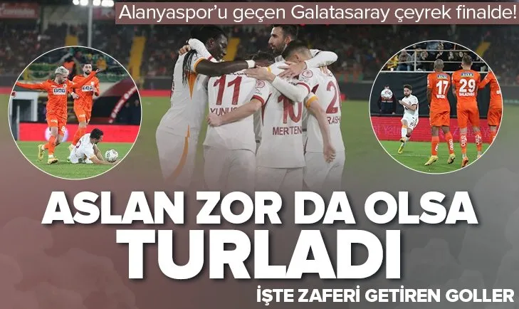 Galatasaray Alanya engelini aştı!