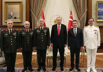 Cumhurbaşkanı Erdoğan'a peş peşe ziyaretler