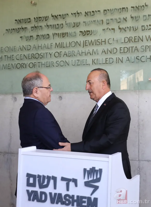Dışişleri Bakanı Mevlüt Çavuşoğlu Holokost Müzesi Yad Vaşem’de 24