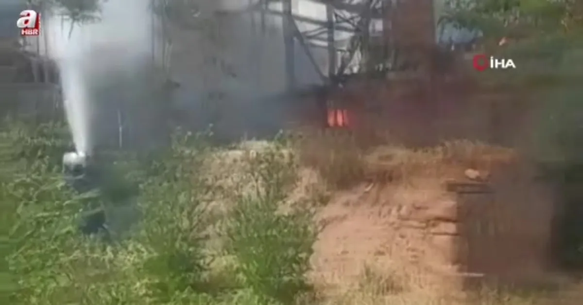 3 katlı metruk evde yangın