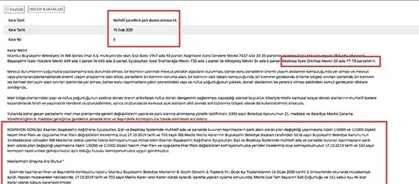 CHP’li İBB 175 milyonluk ihale ile bir parkı daha yok edecek