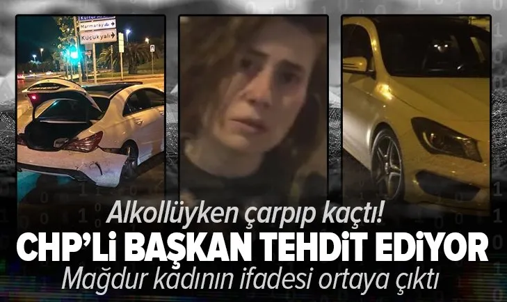 CHP’li başkan Ali Kılıç’ın alkollü şekilde araç kullanırken çarptığı kadın ifade verdi! Rüşvet ve tehdit tutanaklara geçti