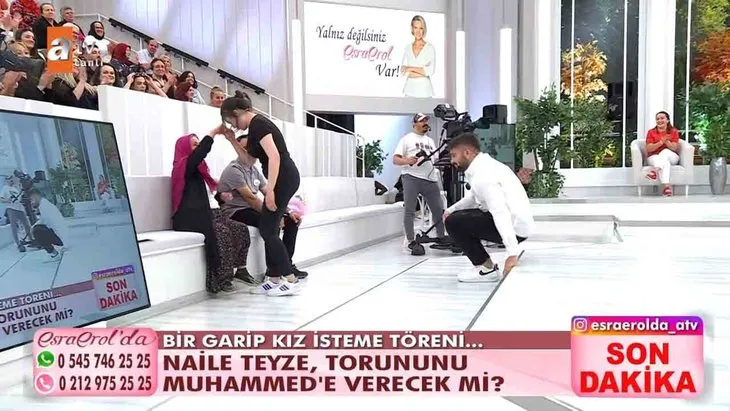 Esra Erol’da kız isteme töreni! Babaannesinin Umre birikimini alıp Muhammed’e kaçmıştı | Naile teyzenin serzenişi yürekleri dağladı