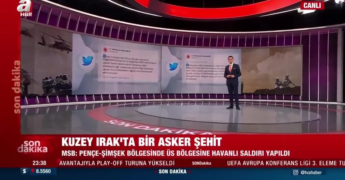 Kuzey Irak’ta 1 asker şehit oldu