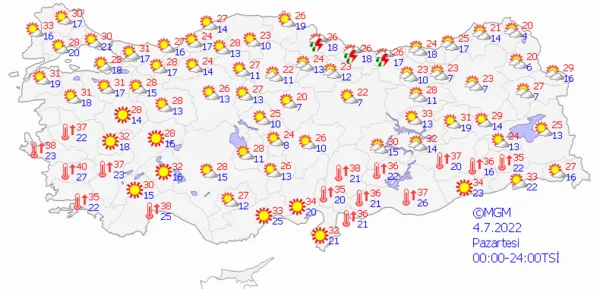 1656514031928.png Çok sayıda ili etkisi altına alacak! Kuvvetli sağanak yağış yolda! Meteoroloji'den son dakika açıklaması... İstanbul Ankara İzmir hava durumu... - 9