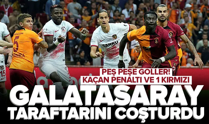Galatasaray evinde taraftarını coşturdu