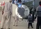 Çarşaflı hırsız ev sahibine böyle yakalandı