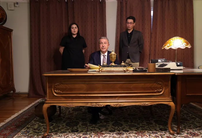 Milli Savunma Bakanı Hulusi Akar, Kırgızistan Cumhurbaşkanı Sadır Caparov ile görüştü