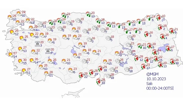 Son dakika! Kar ve karla karışık yağmur geliyor! Meteoroloji'den 12 il için “sarı” kodlu uyarı... - 2