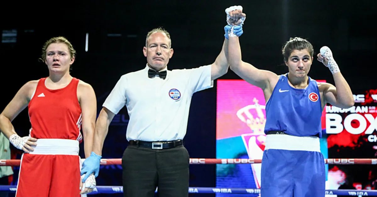 Milli sporcu Busenaz Sürmeneli, Avrupa Boks Şampiyonası'nda altın madalya kazandı!