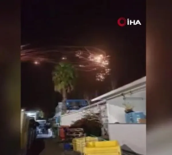 Lübnan’dan İsrail’e roketli saldırı! Demir Kubbe hava savunma sistemi roketlere karşılık verdi