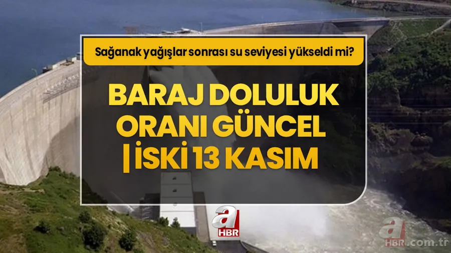 Baraj doluluk oranı güncel | İSKİ 13 Kasım İstanbul'da baraj doluluk oranı yüzde kaç, arttı mı? Sağanak yağışlar sonrası su seviyesi yükseldi mi? 1