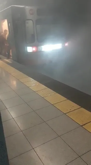 Kirazlı-Yenikapı metro hattında kırmızı alarm! Dumanlar yükseldi! Panik anları