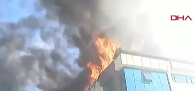 Esenyurt'ta tekstil fabrikasında yangın