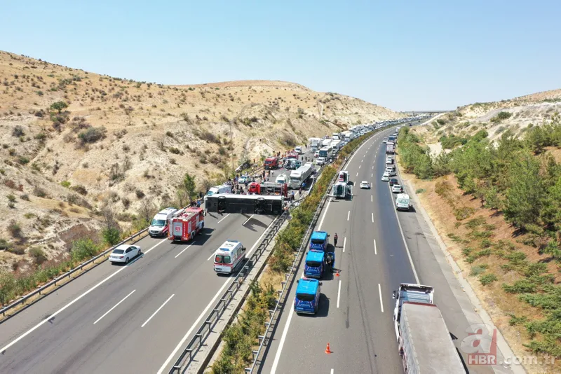 Gaziantep'te 15 kişinin öldüğü kazanın sebebi aşırı hız! 307 metre fren yapmış, takometre 130'da takılı kalmış 16