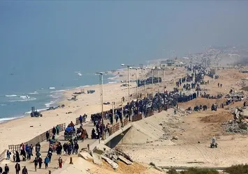 545 binden fazla kişi Gazze'nin kuzeyine geçti!