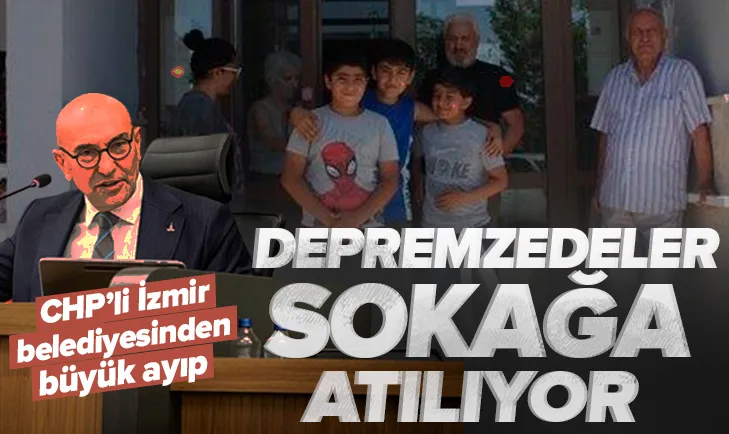 CHPli belediyeden depremzedelere ayıp