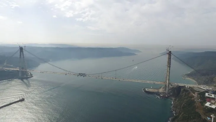 Yapımı 39 ay süren Yavuz Sultan Selim Köprüsün’den 39 fotoğraf