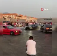 Ölümüne drift! Bu kareden saniyeler sonra...