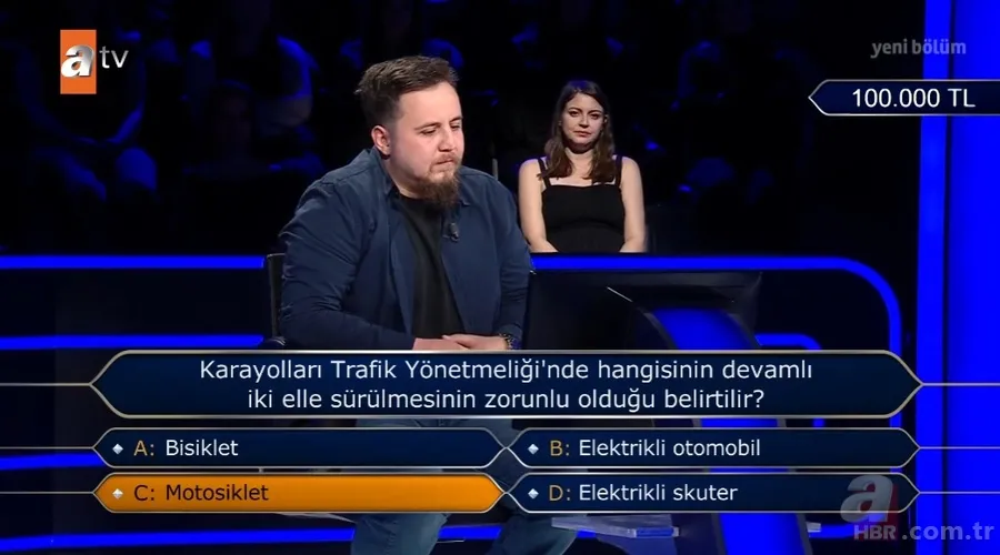 Milyoner'de 500 bin TL'lik soru ekrana kilitledi! Yaptığı ters köşeyle büyük riske girdi 23