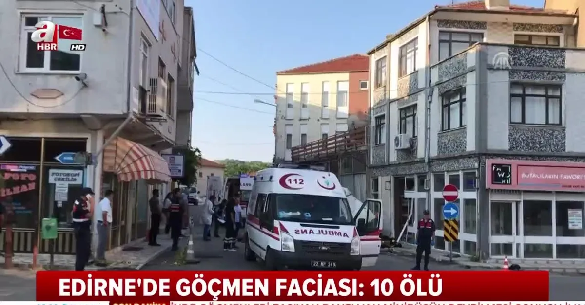 Edirne'de büyük facia! Çok sayıda ölü var