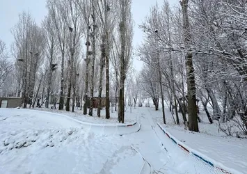 Ağrı buz kesti! Sıcaklık eksi 15