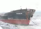 Zeytinburnunda hareketli anlar! Karaya oturdu