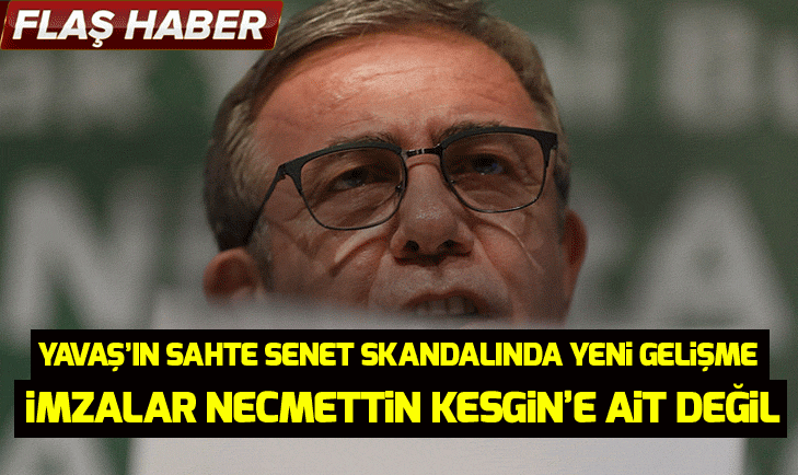 Mansur Yavaşın sahte senet davasında, Adli Tıp Kurumu raporu ortaya çıktı