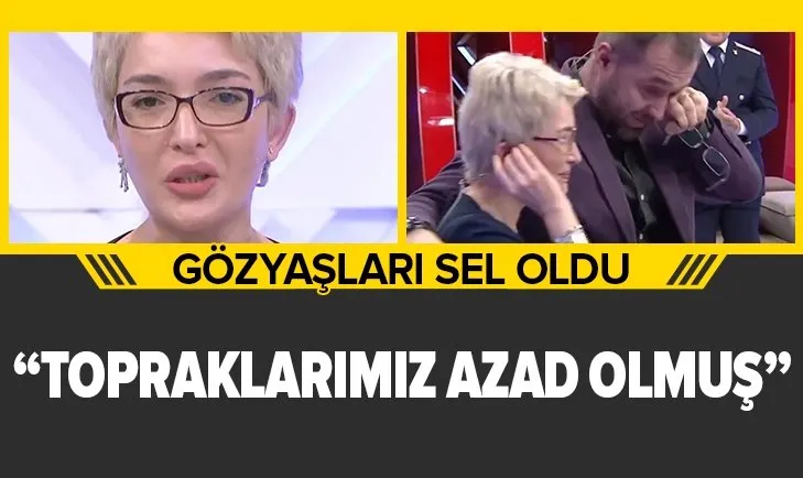 Azerbaycan kanalında gözyaşları sel oldu: Bazı topraklarımız işgalden azad olmuş