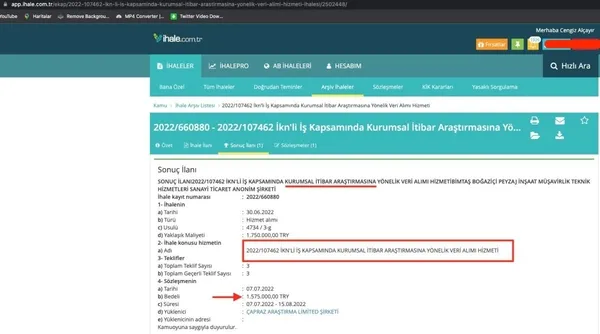 Son dakika: Ekrem İmamoğlu'ndan milyonluk anket: İBB itibar araştırması için 1 milyon 575 bin TL ödedi! İstanbullulardan tepki yağıyor - 2