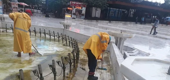 İBB havuzu temizlemeyince ilçe belediyesi kolları sıvadı