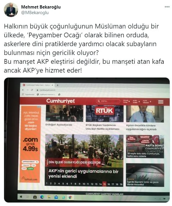 CHP'de kriz büyüyor! Mehmet Bekaroğlu Cumhuriyet gazetesinin haberine isyan etti - 2