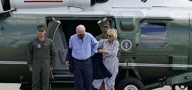 Joe Biden’ın ceketle imtihanı olay oldu! Kolunu kaldırıp giymeye dermanı yok